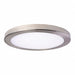 LED Platter Round Light 15 x 1 Nickel