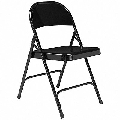 Folding Chair Steel Black PK4