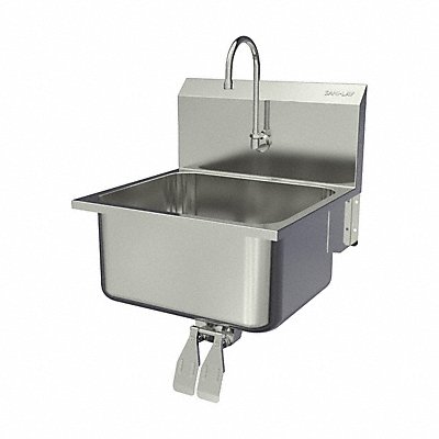 Wall Mount Wash Stations with Faucets