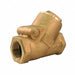 Y Swing Check Valve Bronze 1-1/4 FNPT