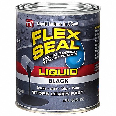 Liquid Rubber Sealant Black 16 oz.