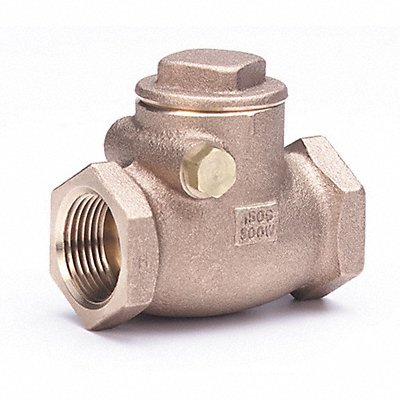 Swing Check Valve Bronze 1-1/2 FNPT