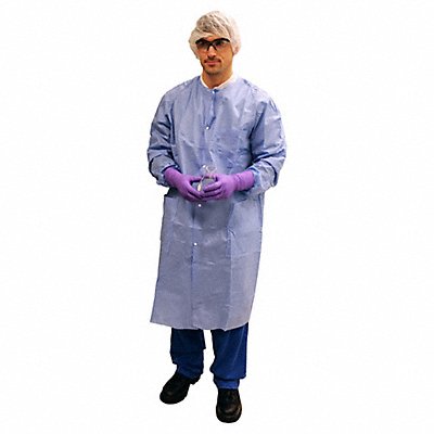 Certified Lab Coats Blue 3-4XL PK20