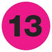 Labels Number 13 2 Circle