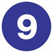 Labels Number 9 2 Circle