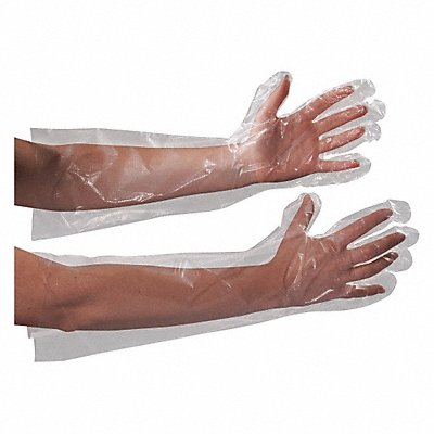 Gloves Poly Elbow Length 18 PK100