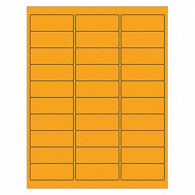 Laser Label Rectangle 2 5/8x1 PK3000