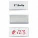 Label Holders Snap-On 3x1 5/16 PK25