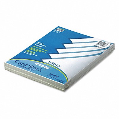 Array Card Stock 65 lb Lttr White PK100