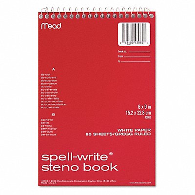 Steno Book Spell Write Assorted