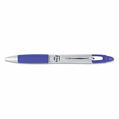 Pen Ballpoint Retract 1.0mm Blue PK12