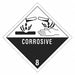 Label Corrosive 8 4x4 