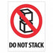 Label Do Not Stack 3x4 