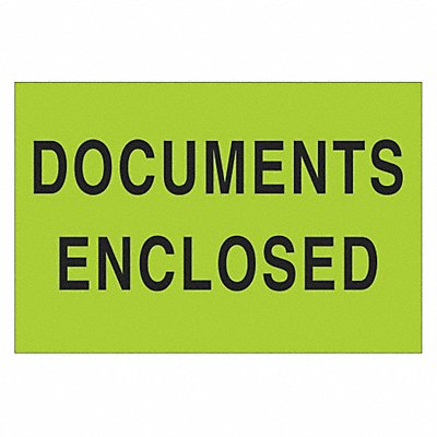 Label Documents Enclosed 2x3 