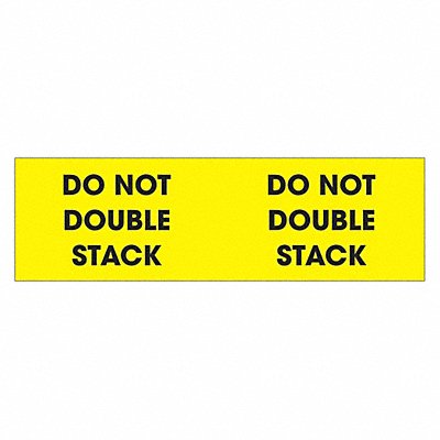 Label Do Not Double Stack 3x10 