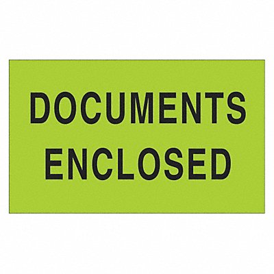 Label Documents Enclosed 3x5 