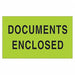 Label Documents Enclosed 3x5 