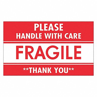 Label Fragile HWC 3x5 