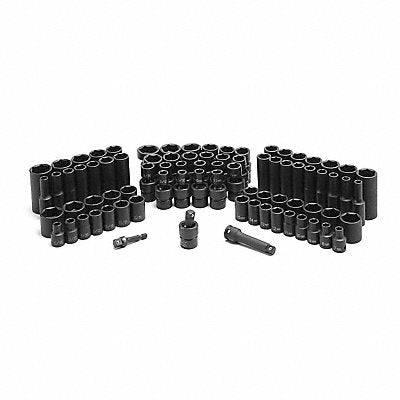 Impact Socket Set 3/8 D Complete 81pcs.