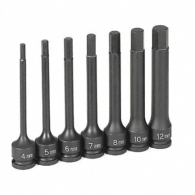 Metric Hex Driver Set 3/8 D 7pcs.