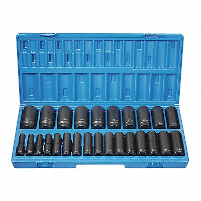 Metric Socket Set 1/2 D 26 pcs.