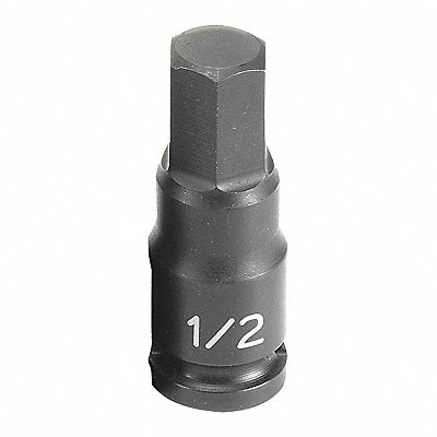 Impact Socket 1/2 3/8 D Hex Male