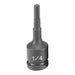 Impact Socket 1/4 1/2 D Hex