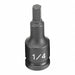 Impact Socket 1/4 3/8 D Hex M