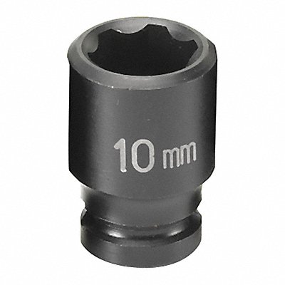 Socket 10mm 1/4 D Impact 6pt.