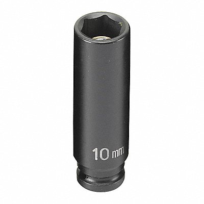 Socket 10mm 1/4 D Impact Mag 6pt. D