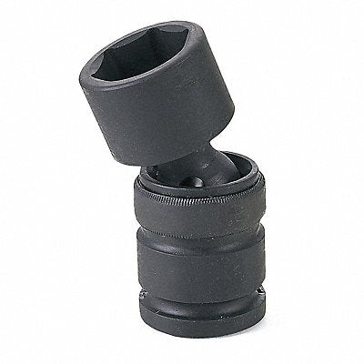 Impact Socket 1-1/2 3/4 D Univ Hex Blk