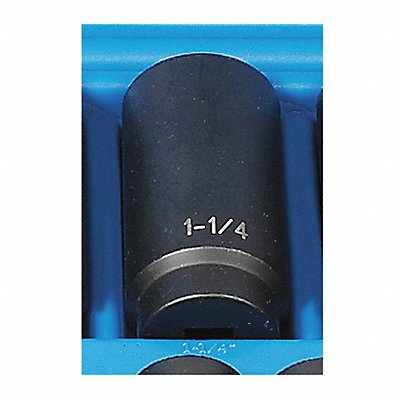 Impact Socket 1-1/4 1/2 D 12pt. D