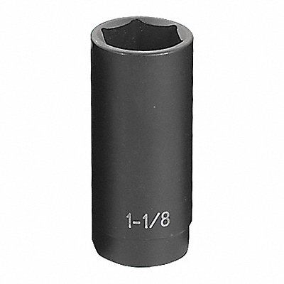 Impact Socket 1-1/8 1/2 D 6pt. D