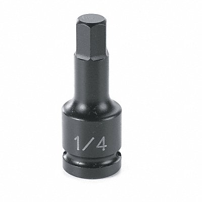 Impact Socket 5/32 1/4 D Hex M Black