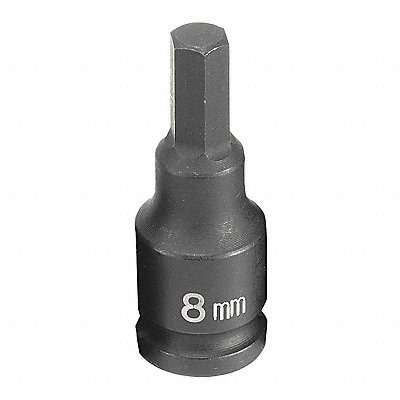 Socket 8mm 3/8 D Impact Hex Male