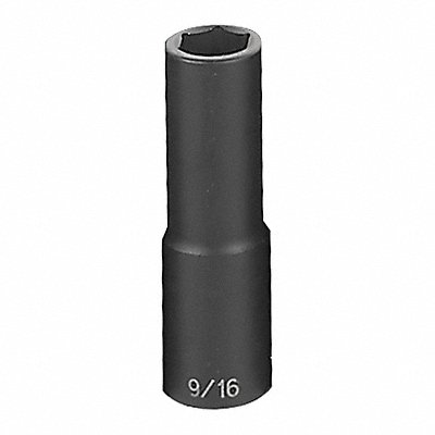 Impact Socket 9/16 1/2 D 6pt. D