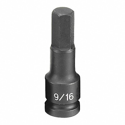 Impact Socket 9/16 1/2 D Hex