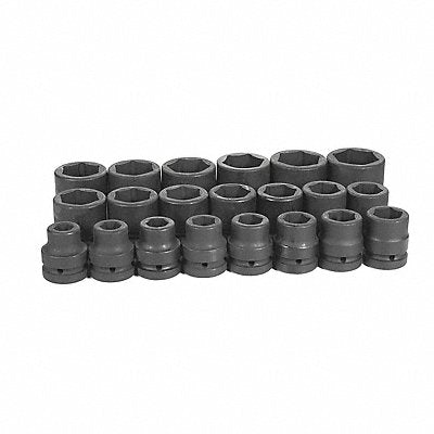 Socket Set 1 D Fraction 21pcs.