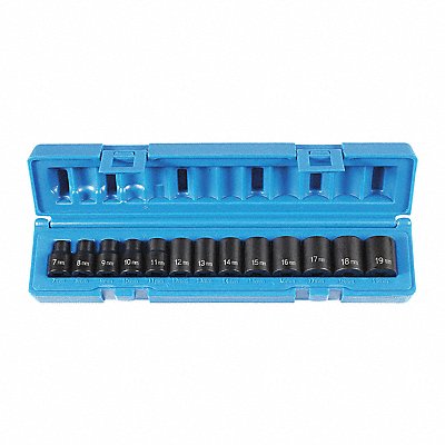 Socket Set 3/8 D 12pt. Metric 13pcs.