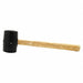 Wood Handle Rubber Mallet 8 oz.