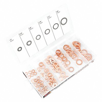 Copper Washer Hardware Kit 110 Pc