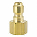 Straight-Thru Brass Plug 1 FPT