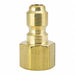 Straight-Thru Brass Plug 1/8 FPT