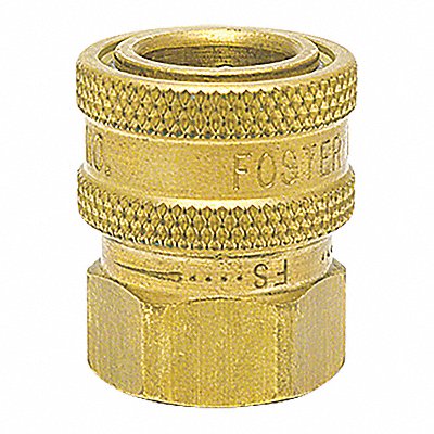 Straight-Thru Brass Socket 1/8 FPT