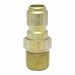 Straight-thru Brass Plug 1/8 MPT