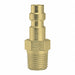 Plug Male Thread 1/8 MPT Brass