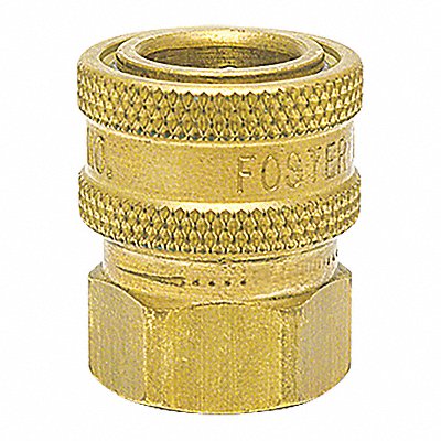 Straight-Thru Brass Socket 1/4 FPT