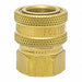 Straight-Thru Brass Socket 1/4 FPT