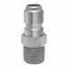 Straight-Thru Brass Plug 1/4 MPT