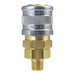 Manual Socket 1/4 MPT Brass/Steel